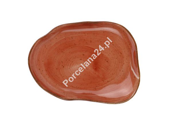 Talerz deserowy (spodek) 17 cm Lubiana - Stone Age / Ceglasty Talerz deserowy (spodek) 17 cm Lubiana - Stone Age / Ceglasty