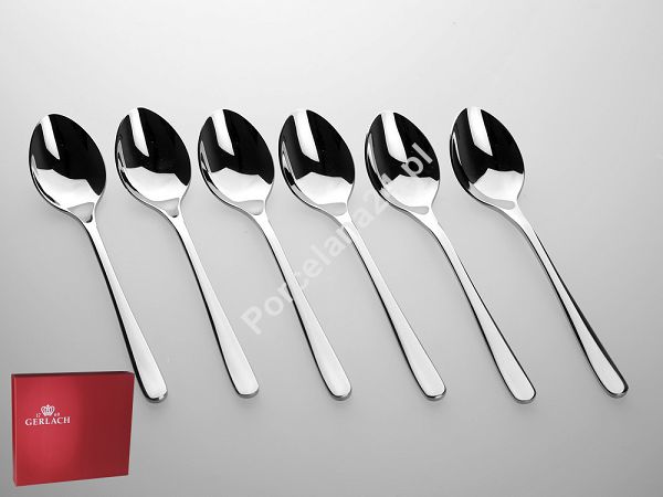 Komplet łyżeczek do kawy dla 6 osób (6szt) Gerlach - Sztućce Muza 49 - wysoki połysk Komplet łyżeczek do kawy dla 6 osób (6szt) Gerlach - Sztućce Muza 49 - wysoki połysk