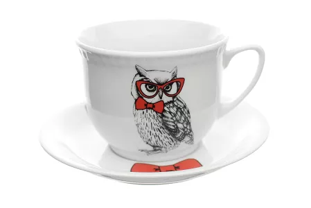 Filiżanka ze spodkiem 0,3 L / 16 cm Lubiana - Wiedeń dek. 6551