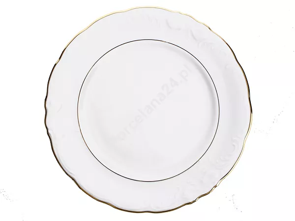 Talerz płytki 24 cm Chodzież - Fryderyka 3616 ZŁOTA LINIA Talerz płytki 24 cm Chodzież - Fryderyka 3616 ZŁOTA LINIA