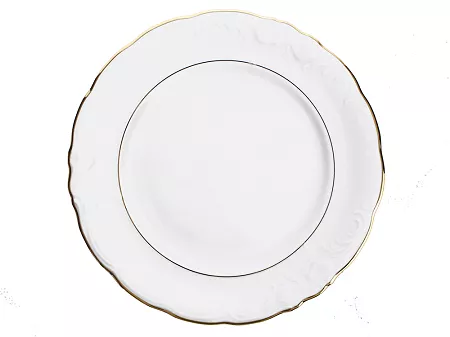 Talerz płytki 24 cm Chodzież - Fryderyka 3616 ZŁOTA LINIA