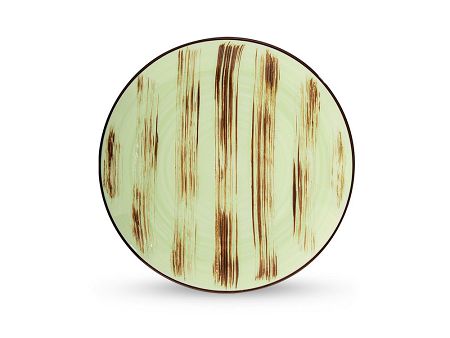 Talerz płytki 23 cm Wilmax - Scratch Pistacjowy 668113