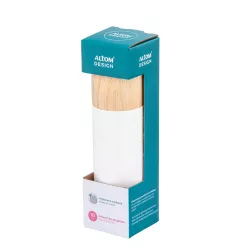 Młynek ręczny 18 cm Altom Design - Biały 07.MŁ.5212