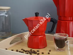 Kawiarka 3 x 50 ml Pezzetti - Italexpress Czerwona 1.KA-PEZI-CZE03