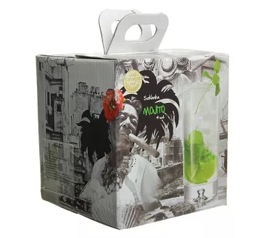Kpl (4szt) szklanek 300 ml MOJITO Krosno - Drinki Świata 6137