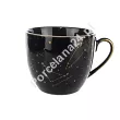 Komplet 2 filiżanek ze spodkiem 0,3 L (4 el) Bogucice - Zodiak Black 973