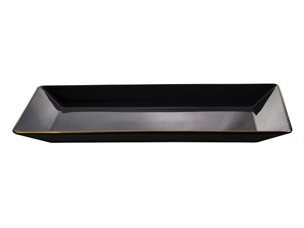 Półmisek 33 x 18 cm Lubiana - Classic Black Gold Półmisek 33 x 18 cm Lubiana - Classic Black Gold