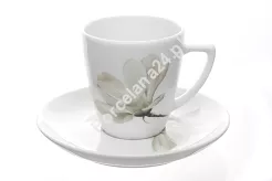Filiżanka ze spodkiem 0,1 L / 12 cm Lubiana - Beata/Sonia 6474