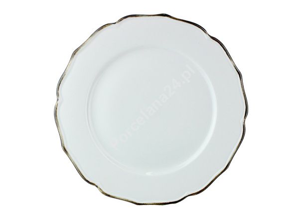 Talerz płytki 28 cm Bogucice - Alumina River Metal 1025 Talerz płytki 28 cm Bogucice - Alumina River Metal 1025