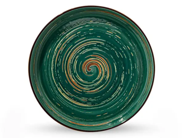 Talerz / misa 28 cm Wilmax - Spiral Zielony 669520 Talerz / misa 28 cm Wilmax - Spiral Zielony 669520