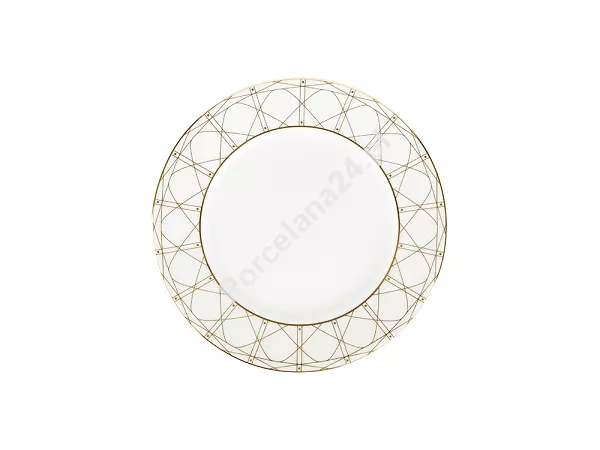 Talerz deserowy 21 cm Ćmielów - Jenny Solaris White Talerz deserowy 21 cm Ćmielów - Jenny Solaris White