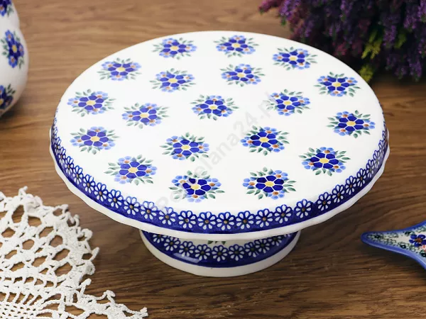 Patera na nodze 27 cm Bolesławiec - Altmańska Polana gat. I Patera na nodze 27 cm Bolesławiec - Altmańska Polana gat. I