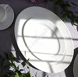 Serwis obiadowo - herbaciany na 12 osób (105 el.) Bogucice - Lolita White 1166