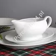 Serwis obiadowo - herbaciany na 12 osób (105 el.) Bogucice - Lolita White 1166