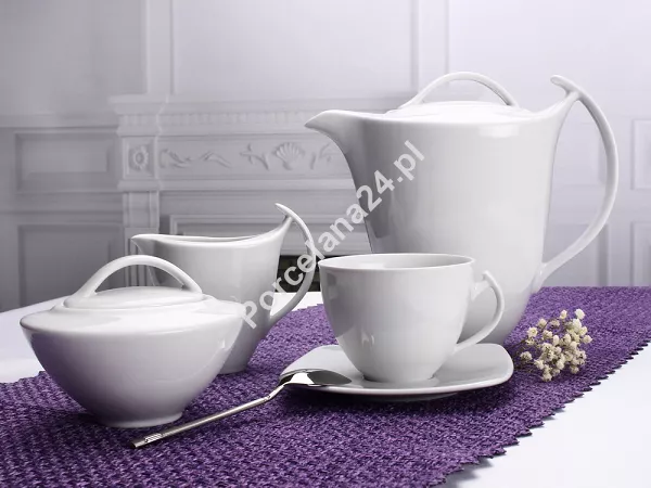 Garnitur do kawy na 12 osób (27 el) Chodzież - Akcent C000 BIAŁY Garnitur do kawy na 12 osób (27 el) Chodzież - Akcent C000 BIAŁY