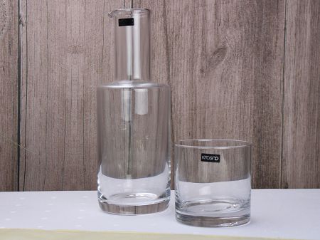Kpl. karafka 0,75 L + 4 szklanek do wody 320 ml Krosno - 44.KPL-1112