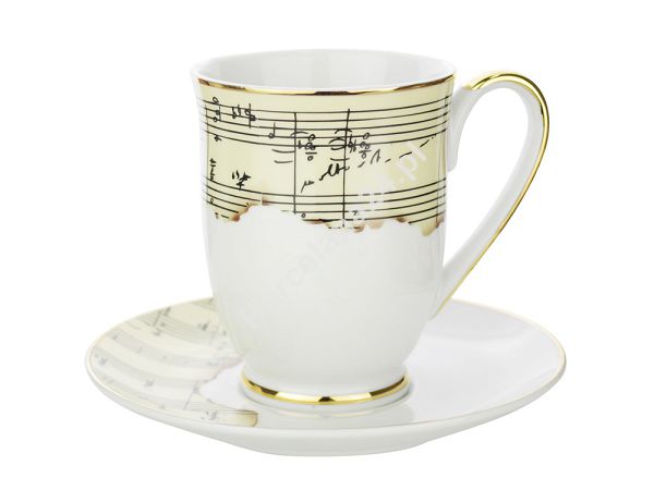 Kubek ze spodkiem 0,3 L / 16 cm Bogucice - Wieniawski 552 Kubek ze spodkiem 0,3 L / 16 cm Bogucice - Wieniawski 552