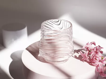 Szklanka ryflowana 0,15 L Ecarla - Twist 20.SZK200