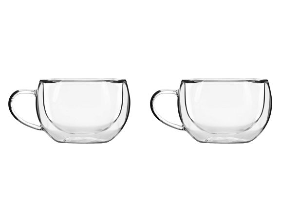 Kpl. filiżanek termicznych z podwójną ścianką 200 ml (2 szt.) Vialli Design - Bolla 1K.BOLLA.8944 Kpl. filiżanek termicznych z podwójną ścianką 200 ml (2 szt.) Vialli Design - Bolla 1K.BOLLA.8944