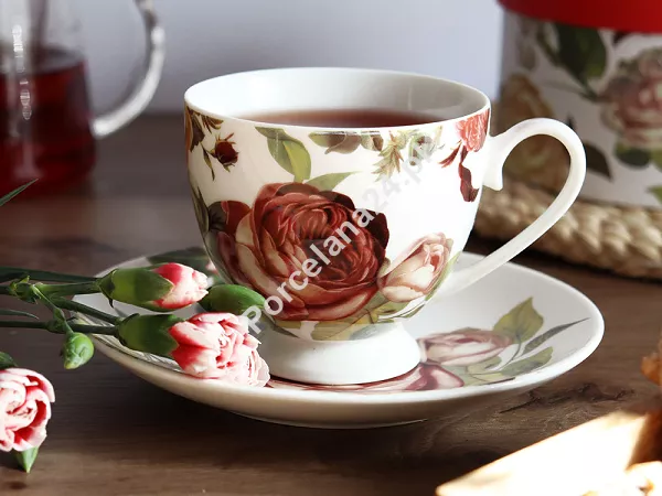 Filiżanka ze spodkiem 220 ml Duo - Kasandra 15.KAS.FS Filiżanka ze spodkiem 220 ml Duo - Kasandra 15.KAS.FS