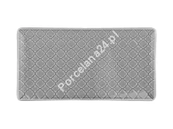 Półmisek prostokątny 24x13 cm Lubiana - Marrakesz Szary