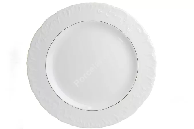 Półmisek okrągły 29 cm Ćmielów - Rococo 3604 ZŁOTA LINIA Półmisek okrągły 29 cm Ćmielów - Rococo 3604 ZŁOTA LINIA