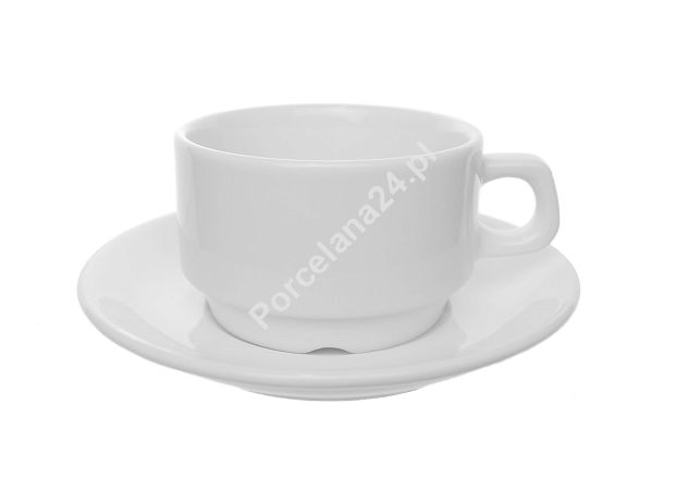 Filiżanka niska ze spodkiem 0,20 L / 15 cm Lubiana - Hel (nr 0601, 0605) Filiżanka niska ze spodkiem 0,20 L / 15 cm Lubiana - Hel (nr 0601, 0605)
