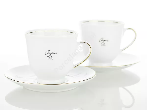 Komplet filiżanek ze spodkami 0,20 L / 15 cm (4 el) Bogucice - Chopin 391 - 09S.391.KDS Komplet filiżanek ze spodkami 0,20 L / 15 cm (4 el) Bogucice - Chopin 391 - 09S.391.KDS