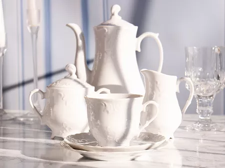 Garnitur do kawy na 12 osób (39el) Ćmielów - Rococo 0001