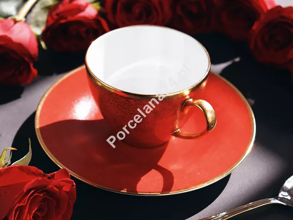 Filiżanka ze spodkiem 0,26 L / 17 cm Porcel - Rouge 10.RO.FS26 Filiżanka ze spodkiem 0,26 L / 17 cm Porcel - Rouge 10.RO.FS26