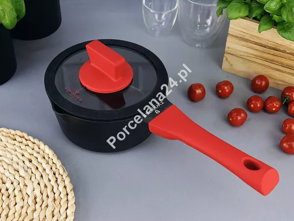 Rondel z pokrywą 16 cm / 1 L ZWIEGER - Obsidian 1Z.OB.R16 Rondel z pokrywą 16 cm / 1 L ZWIEGER - Obsidian 1Z.OB.R16