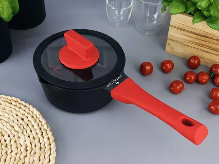 Rondel z pokrywą 16 cm / 1 L ZWIEGER - Obsidian 1Z.OB.R16