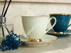 Filiżanka ze spodkiem 0,25 L / 15 cm Chodzież - Dalia Kwarc GZ02
