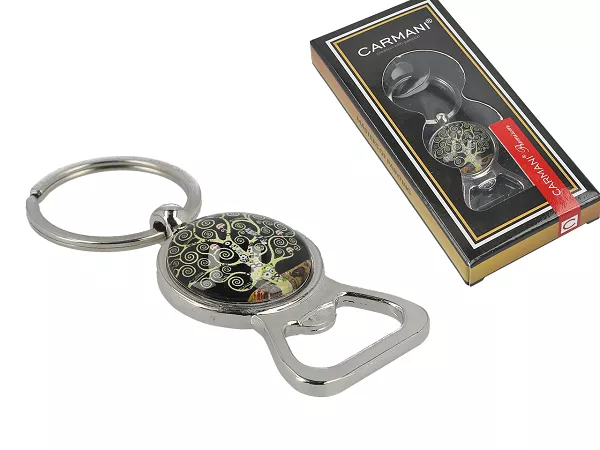 Brelok / Otwieracz do butelek 8,3 cm Carmani - Gustav Klimt Drzewo życia 33.125-1002 Brelok / Otwieracz do butelek 8,3 cm Carmani - Gustav Klimt Drzewo życia 33.125-1002