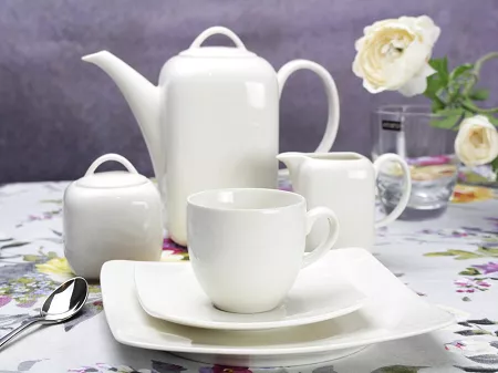 Garnitur do kawy na 12 osób (38el) Karolina - Magia FBC ecru