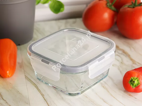 Pojemnik kwadratowy 1150 ml z pokrywką LAV - Fresco 4K.FRE.249 Pojemnik kwadratowy 1150 ml z pokrywką LAV - Fresco 4K.FRE.249