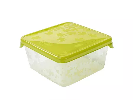 Pojemnik kwadratowy 750ml BranQ - Rukkola zielony 1D.POJ.72867-Z