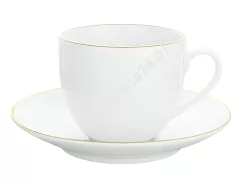 Filiżanka ze spodkiem 0,32 L Bogucice - Base Gold 1182