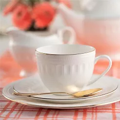 Filiżanka ze spodkiem 0,25 L / 16 cm Villa Italia - Mesyna GOLD ES679