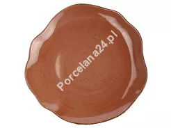 Talerz płytki 33 cm Lubiana - Stone Age / Ceglasty