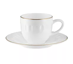 Filiżanka ze spodkiem do espresso 0,10 L / 12,5 cm Villa Italia - Mesyna GOLD ES678