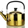 Czajnik z gwizdkiem 1,5 L Vialli Design - Diamante złoty połysk 1K.CZA.9187