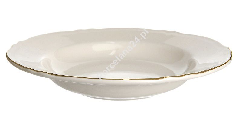 Talerz głęboki 23,5 cm Karolina - Castel 23011 - ecru Talerz głęboki 23,5 cm Karolina - Castel 23011 - ecru