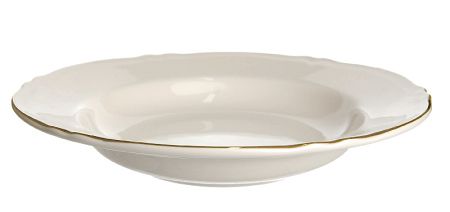 Talerz głęboki 23,5 cm Karolina - Castel 23011 - ecru