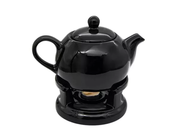 Czajnik z podgrzewaczem 1 L Bella Fiore - Czarny 1TR.DZB.38485 Czajnik z podgrzewaczem 1 L Bella Fiore - Czarny 1TR.DZB.38485