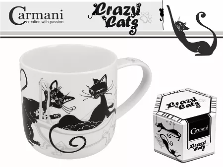 Kubek 0,5 L Carmani - Koty / Crazy Cats 33.017-2013