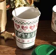 Kubek z silikonową pokrywką 0,39 L Altom Design - Scandi Green 07.CHR.2880
