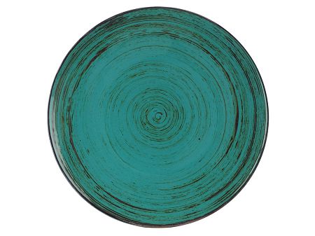 Talerz płytki 28 cm Bogucice - Alumina Nostalgia Emerald 992