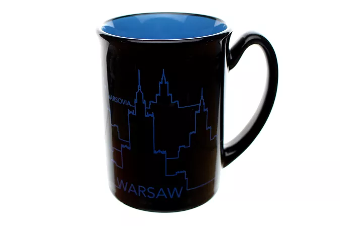 Kubek 0,25 L Omel - Warszawa Niebieski 31.KWA06N-S Kubek 0,25 L Omel - Warszawa Niebieski 31.KWA06N-S