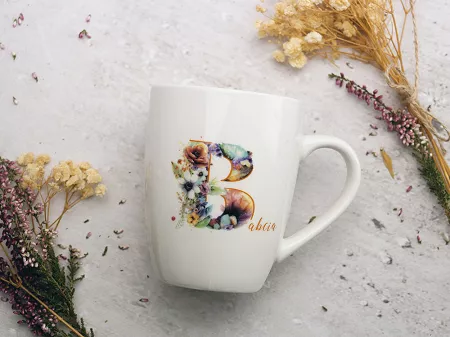 Kubek baryłka 0,34 L Altom Design -  B jak babcia 07.BAB.2951